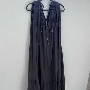 Free People In the Mood For This Trapeze Maxi dress